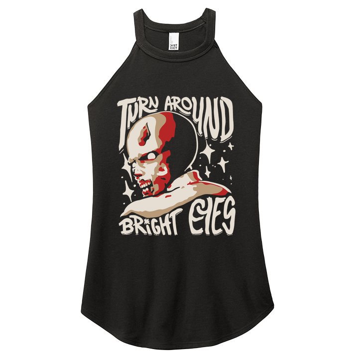 Turn Around Resident Bright Eyes Women's Perfect Tri Rocker Tank