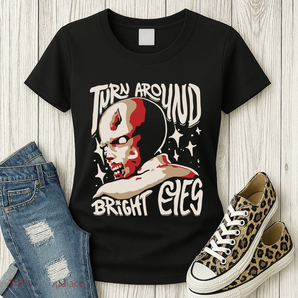 Turn Around Resident Bright Eyes Womens T-Shirt