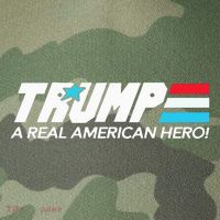 Trump A Real American Hero Legacy Tie Dye Trucker Hat