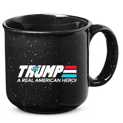 Trump A Real American Hero 15oz Campfire Ceramic Mug