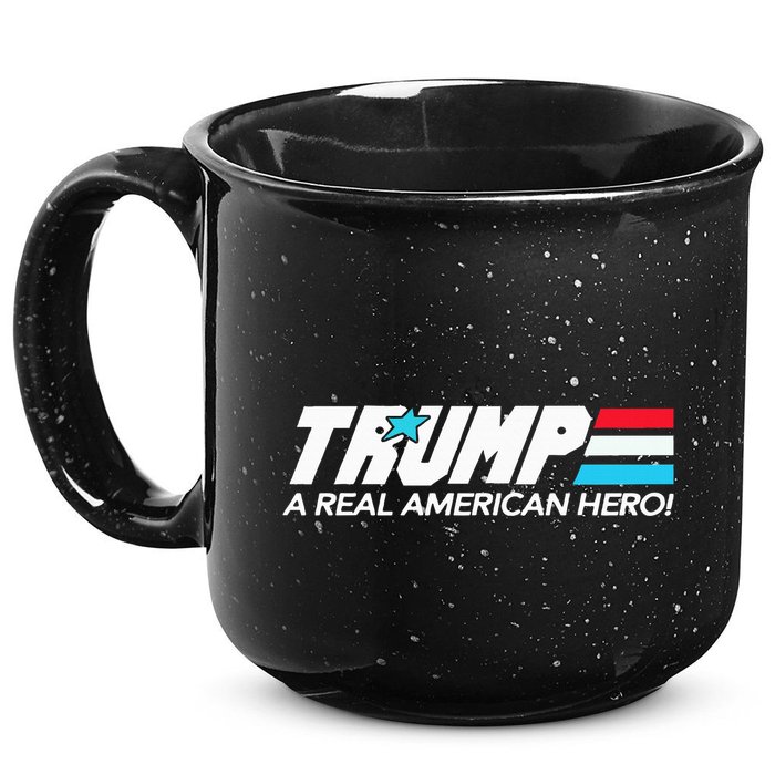 Trump A Real American Hero 15oz Campfire Ceramic Mug