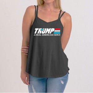 Trump A Real American Hero Women's Strappy Tank