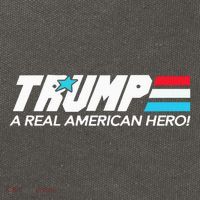 Trump A Real American Hero Cotton Canvas Backpack