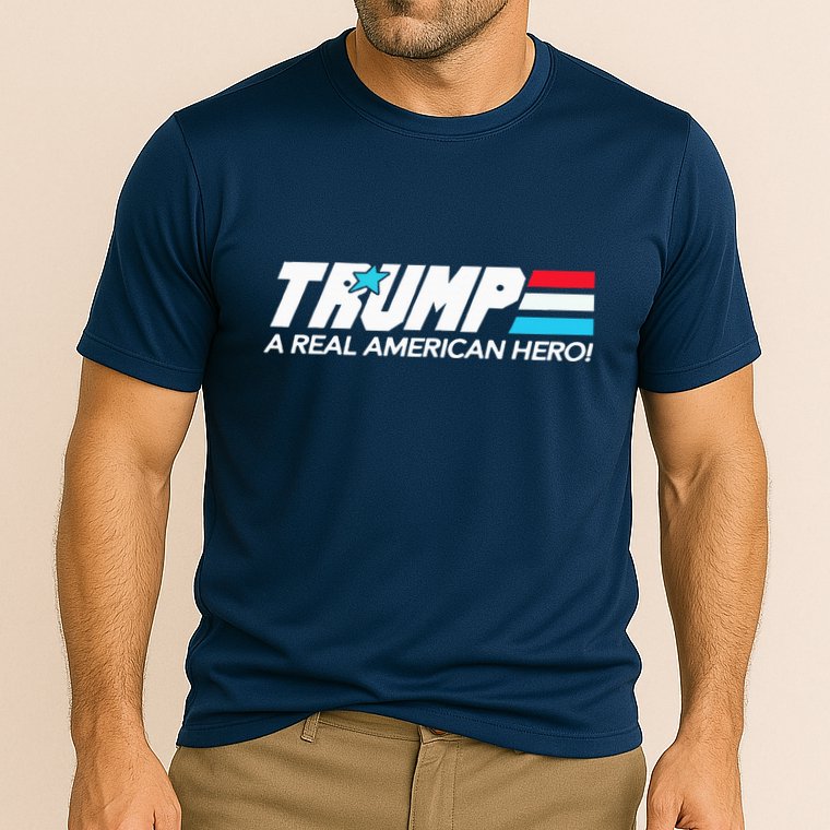 Trump A Real American Hero Performance Shirt