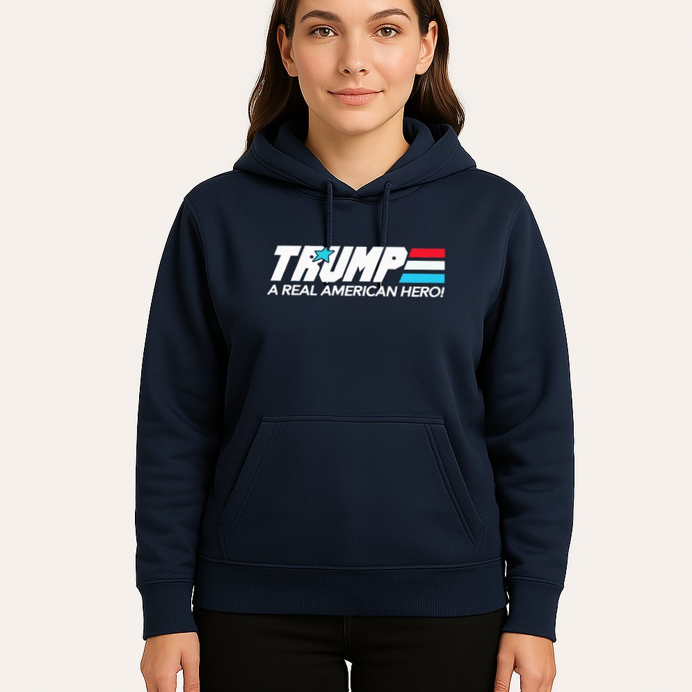 Trump A Real American Hero Hoodie