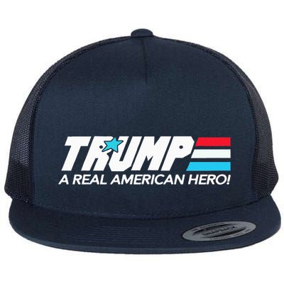 Trump A Real American Hero Flatbill Hat