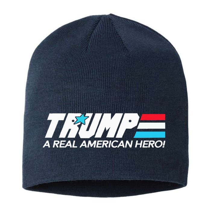Trump A Real American Hero Sustainable Beanie