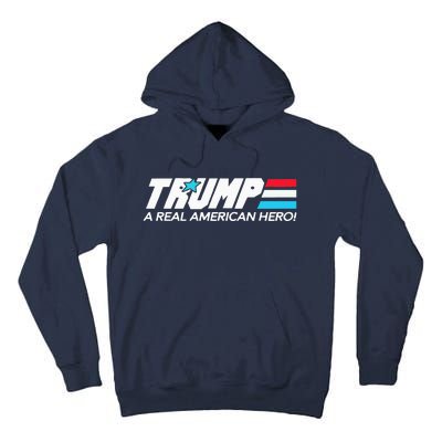 Trump A Real American Hero Tall Hoodie