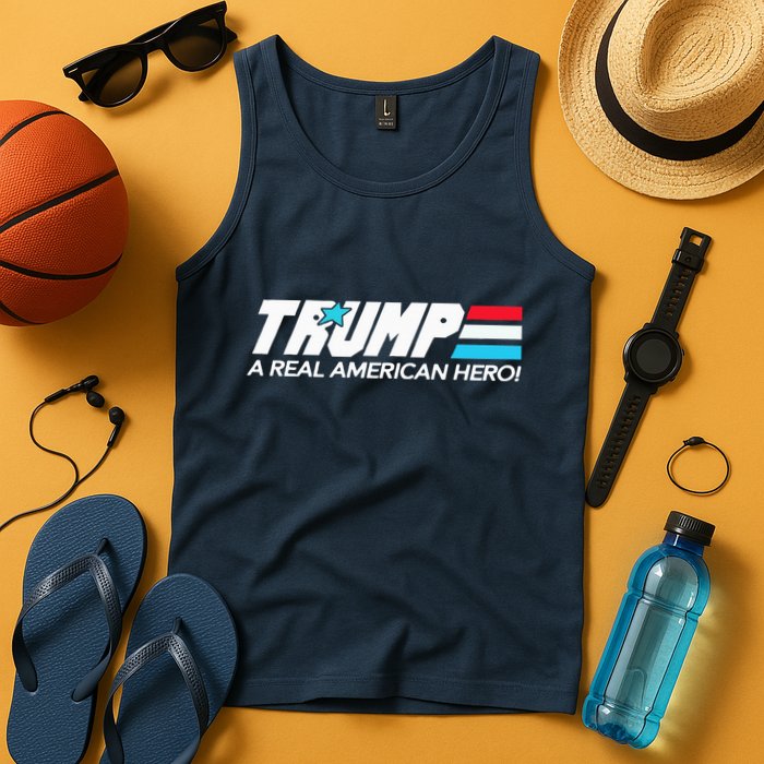 Trump A Real American Hero Tank Top