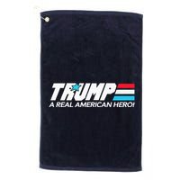 Trump A Real American Hero Golf Towel