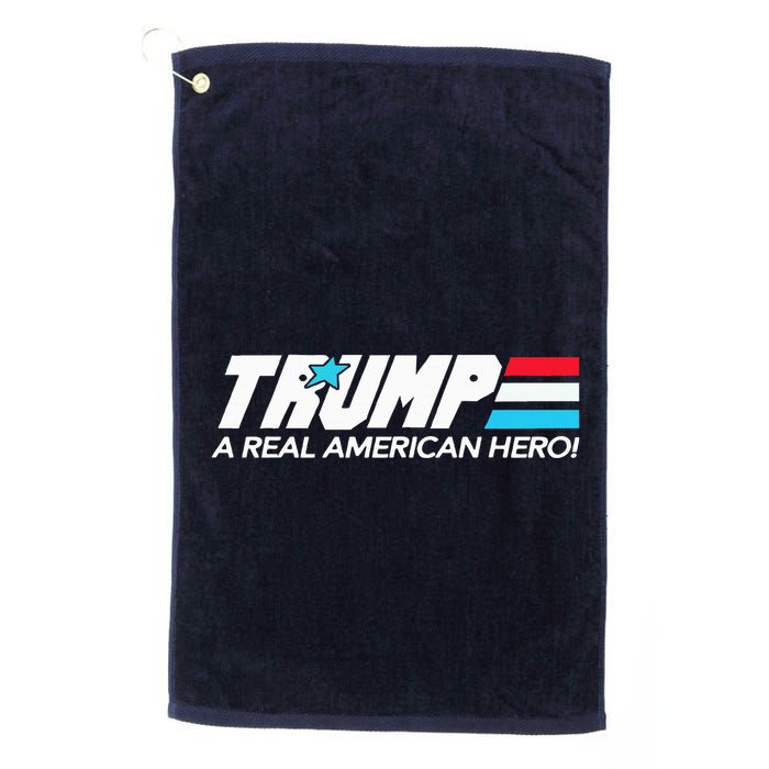 Trump A Real American Hero Golf Towel