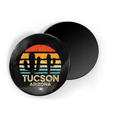 Tucson Arizona Retro Sunset Magnet