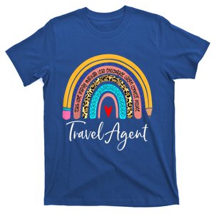 Travel Agent Rainbow Leopard Travel And Tourism Gift T-Shirt