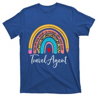 Travel Agent Rainbow Leopard Travel And Tourism Gift T-Shirt