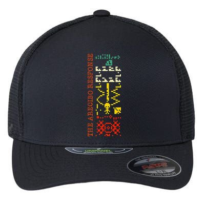 The Arecibo Response Chilbolton Crop Circle Alien Reply Flexfit Unipanel Trucker Cap