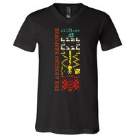 The Arecibo Response Chilbolton Crop Circle Alien Reply V-Neck T-Shirt