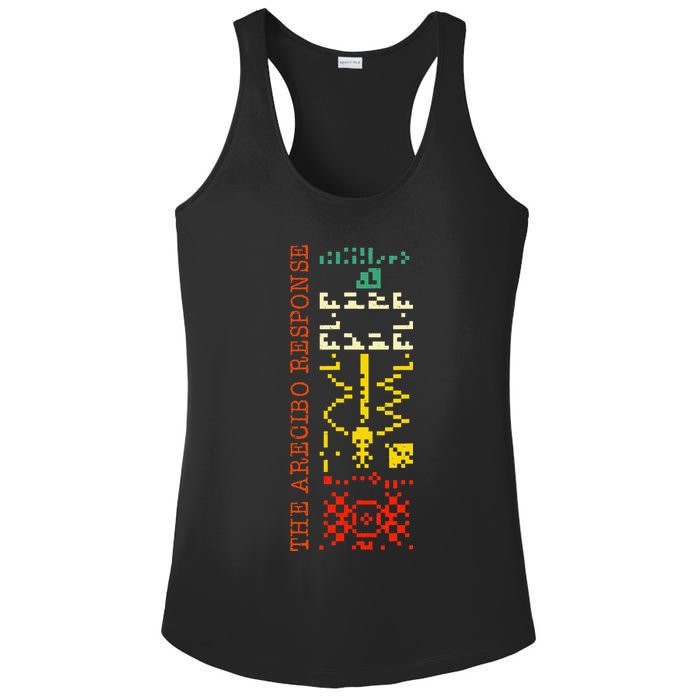 The Arecibo Response Chilbolton Crop Circle Alien Reply Ladies PosiCharge Competitor Racerback Tank