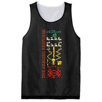 The Arecibo Response Chilbolton Crop Circle Alien Reply Mesh Reversible Basketball Jersey Tank