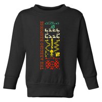 The Arecibo Response Chilbolton Crop Circle Alien Reply Toddler Sweatshirt