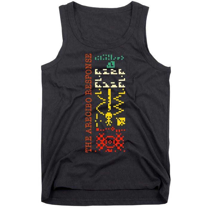The Arecibo Response Chilbolton Crop Circle Alien Reply Tank Top