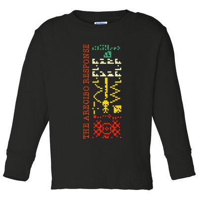 The Arecibo Response Chilbolton Crop Circle Alien Reply Toddler Long Sleeve Shirt