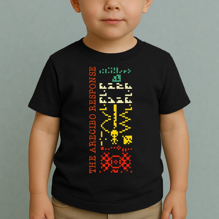 The Arecibo Response Chilbolton Crop Circle Alien Reply Toddler T-Shirt