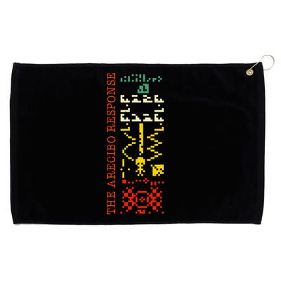 The Arecibo Response Chilbolton Crop Circle Alien Reply Grommeted Golf Towel