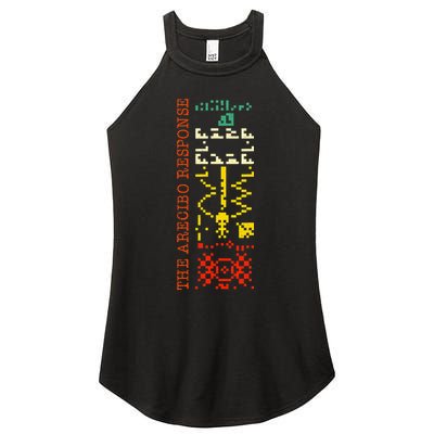 The Arecibo Response Chilbolton Crop Circle Alien Reply Women's Perfect Tri Rocker Tank