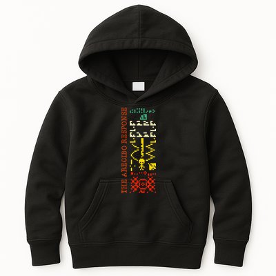 The Arecibo Response Chilbolton Crop Circle Alien Reply Kids Hoodie