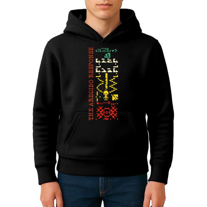 The Arecibo Response Chilbolton Crop Circle Alien Reply Kids Hoodie