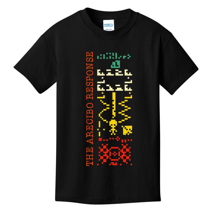 The Arecibo Response Chilbolton Crop Circle Alien Reply Kids T-Shirt