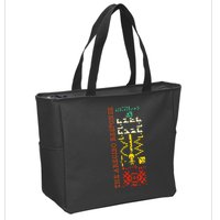 The Arecibo Response Chilbolton Crop Circle Alien Reply Zip Tote Bag
