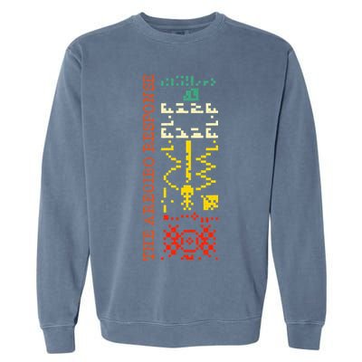 The Arecibo Response Chilbolton Crop Circle Alien Reply Garment-Dyed Sweatshirt