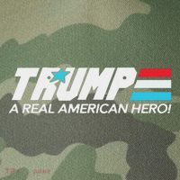 Trump A Real American Hero Legacy Tie Dye Trucker Hat