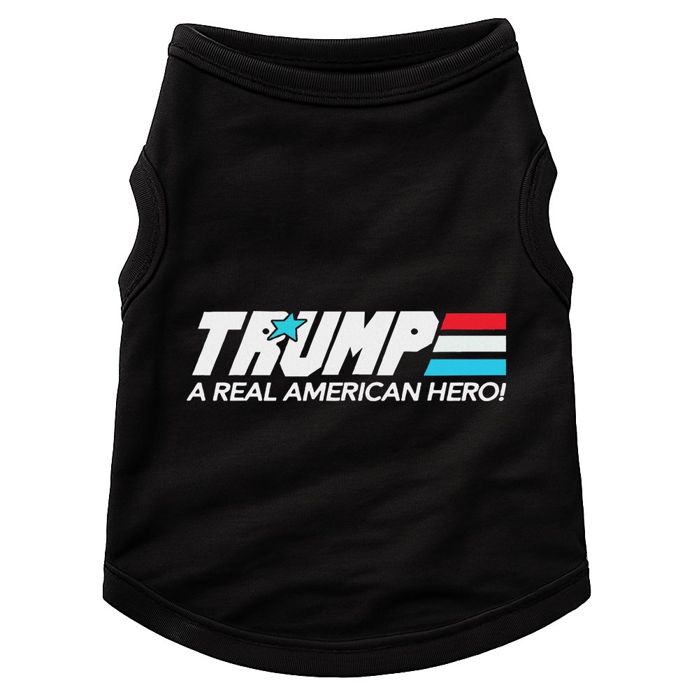 Trump A Real American Hero Doggie Tank