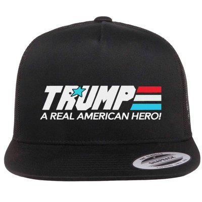Trump A Real American Hero Flatbill Hat