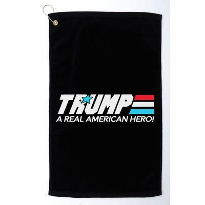 Trump A Real American Hero Golf Towel