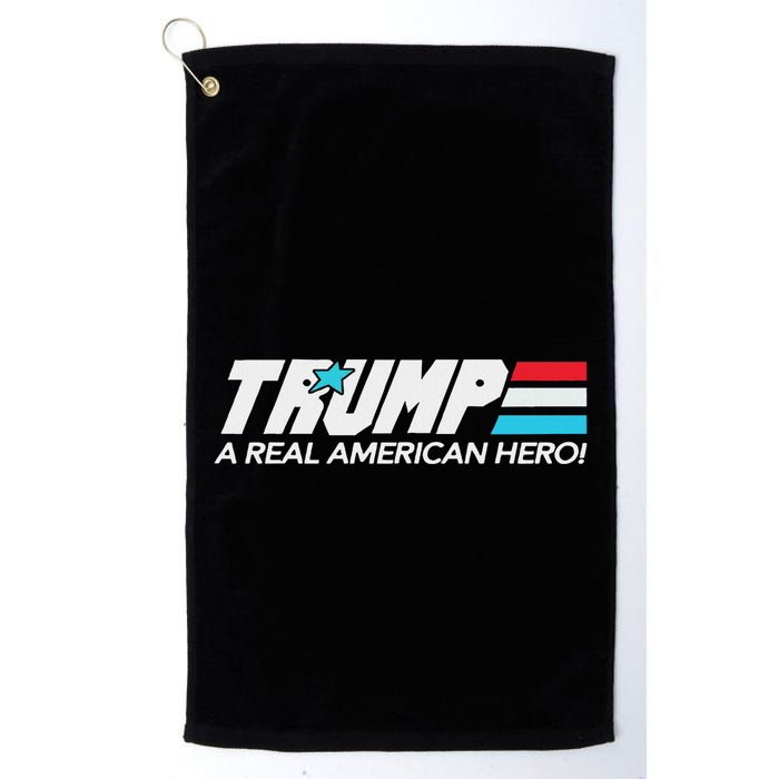 Trump A Real American Hero Golf Towel