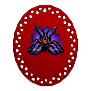 Tarantula Ceramic Oval Ornament