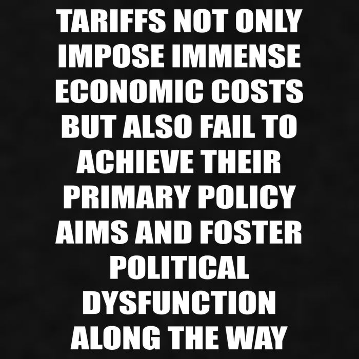 Tariffs Foster Political Dysfunction Ladies PosiCharge Tri-Blend Wicking Tank