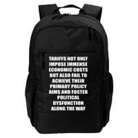 Tariffs Foster Political Dysfunction Backpack