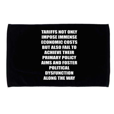 Tariffs Foster Political Dysfunction Microfiber Hand Towel