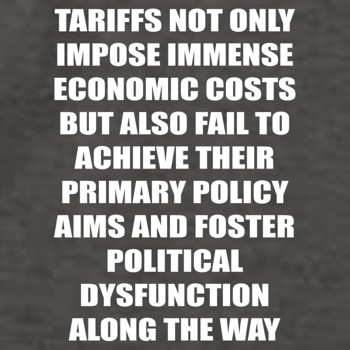 Tariffs Foster Political Dysfunction Vector Backpack