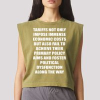 Tariffs Foster Political Dysfunction Garment-Dyed Women's Muscle Tee