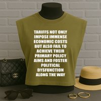 Tariffs Foster Political Dysfunction Garment-Dyed Women's Muscle Tee