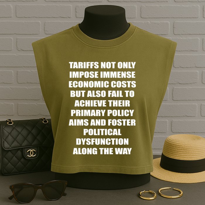 Tariffs Foster Political Dysfunction Garment-Dyed Women's Muscle Tee