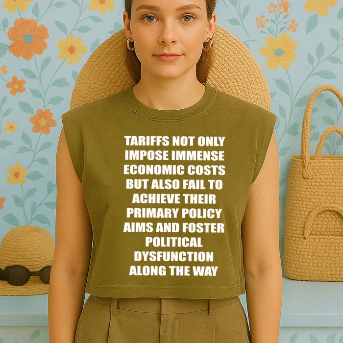 Tariffs Foster Political Dysfunction Garment-Dyed Women's Muscle Tee