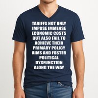 Tariffs Foster Political Dysfunction V-Neck T-Shirt