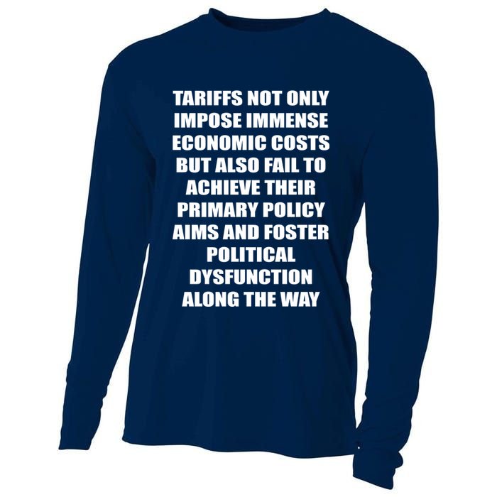 Tariffs Foster Political Dysfunction Cooling Performance Long Sleeve Crew