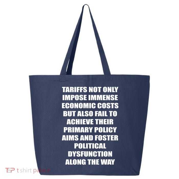 Tariffs Foster Political Dysfunction 25L Jumbo Tote
